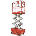 Tiny self-propelled scissor work platform